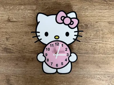 Hello Kitty Clock