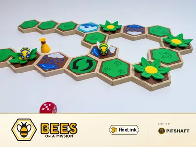 Bees on a Mission – Modular Bee Board Game | HexLink
