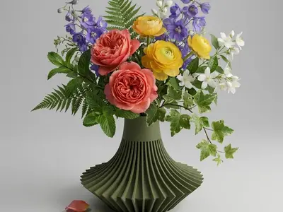 Kipus Vase - Modern Geometric Planter Decor