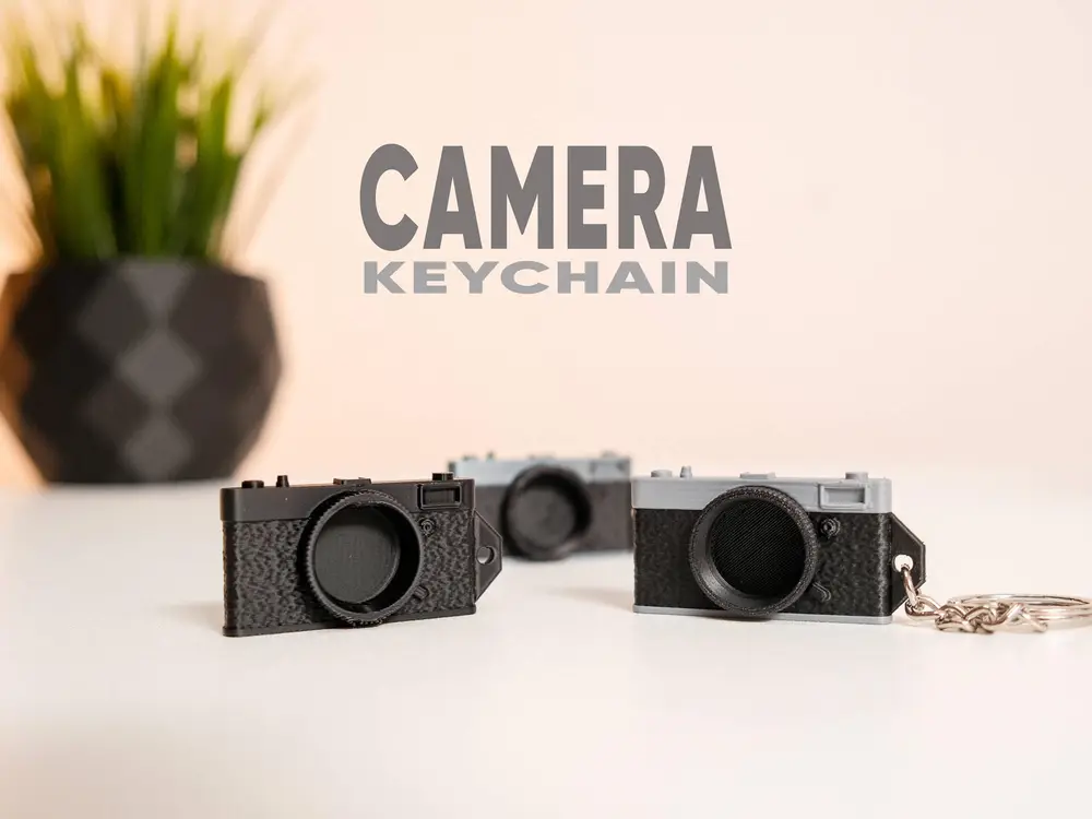 Retro Camera Keychain