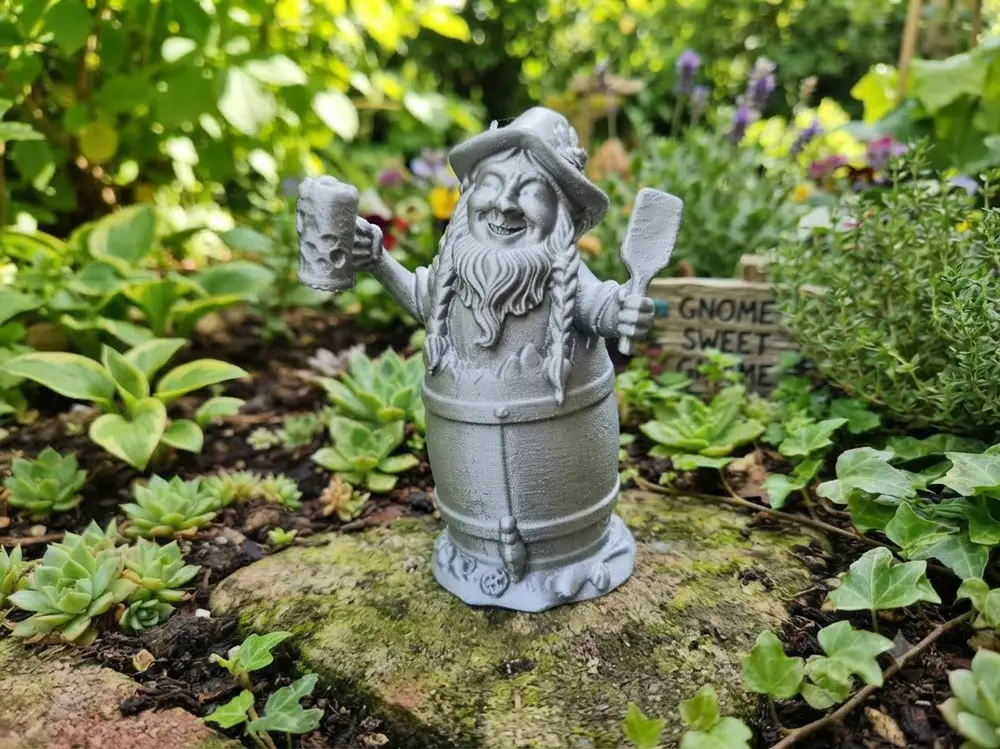 Gnome in the barrel