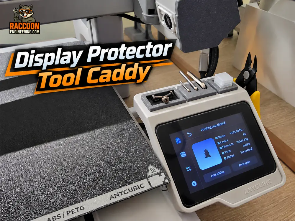 Kobra X  and Kobra 4 Display Protector and Tool  Caddy