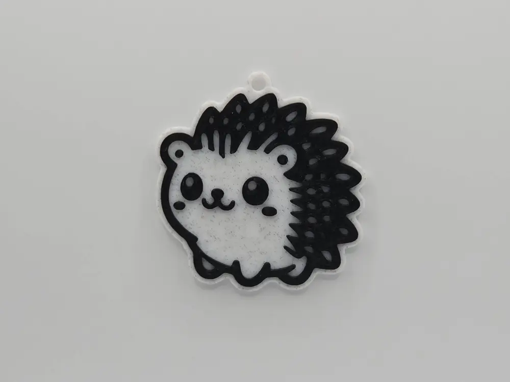 Cute Hedgehog Keychain
