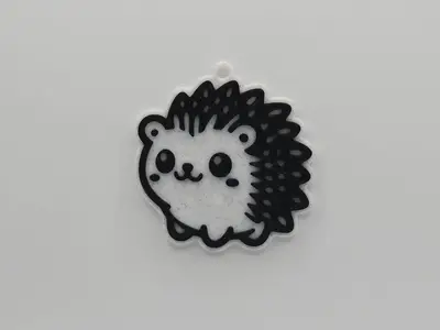 Cute Hedgehog Keychain