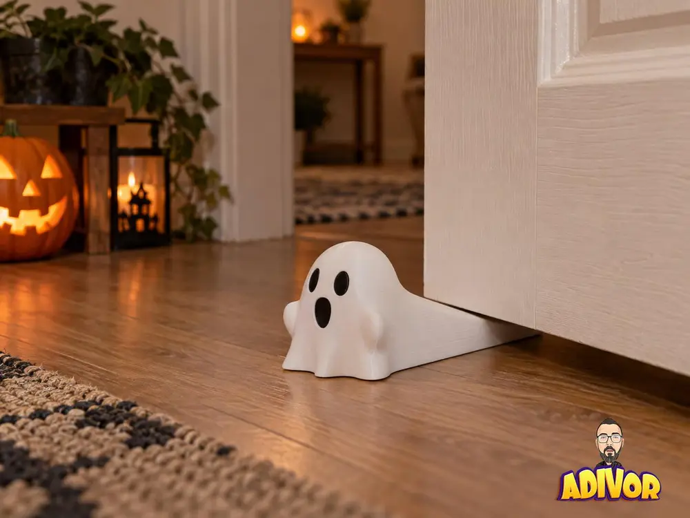 Ghost Door Stop | Halloween Door Wedge