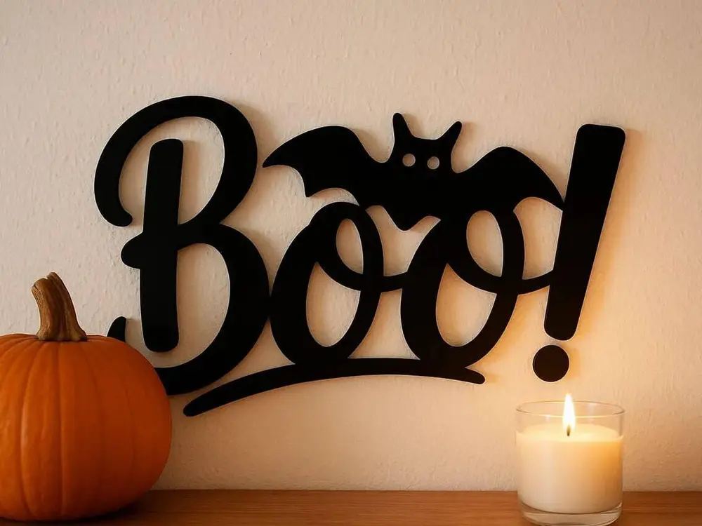 Boo Halloween Print