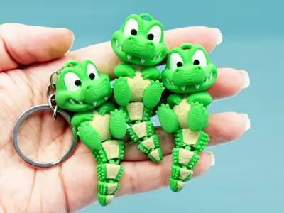 Articulated Crocodile(keychain)