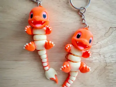 Flexi Cute Charmander Pokemon [Keychain]
