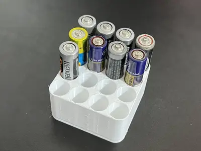 AAA battery organizer
