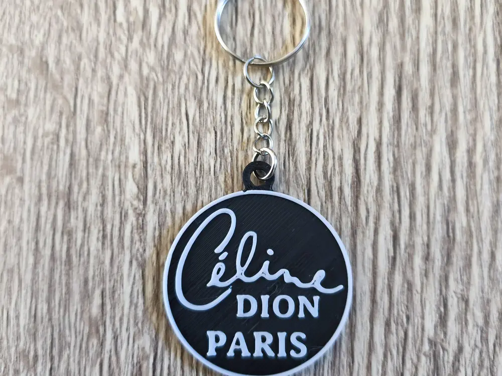 Porte clés céline dion paris