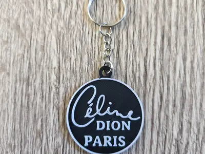 Porte clés céline dion paris
