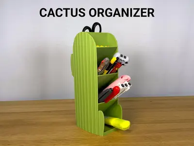 Cactus Pen Holder / Cosmetic Organizer