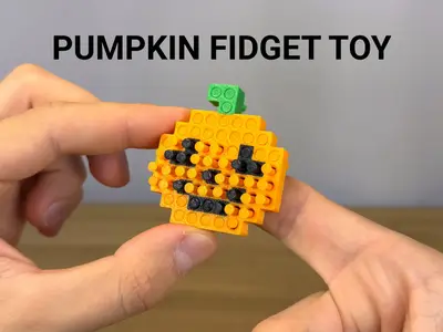Pin Art Pumpkin Fidget Toy