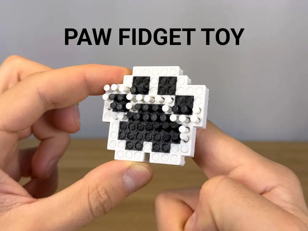 Pin Art Paw Fidget Toy