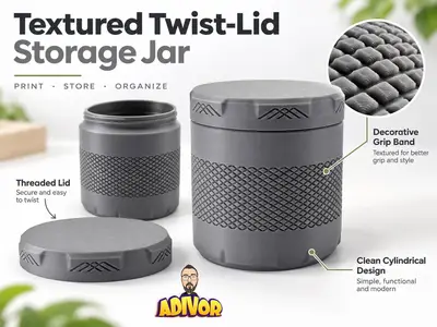 ProGrip Screw Lid Storage Jar