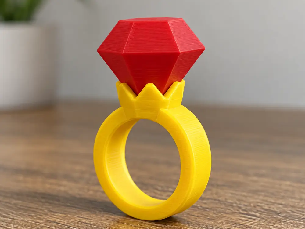 Ruby Ring – 3D Printable Jewelry