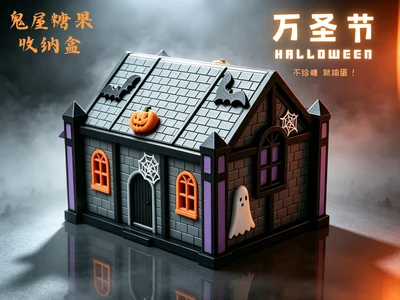 万圣节糖果收纳盒