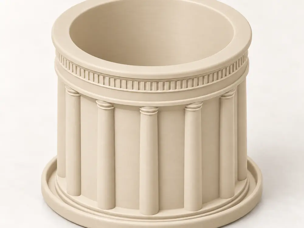 Classical Style Planter Pot With Tray