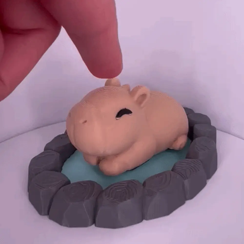 Capybara Clicker, cute capy in water
