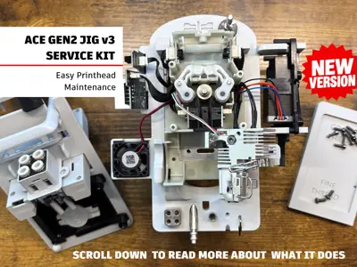 ACE GEN2 Printhead Jig v3 KobraX Service Fixture Kit