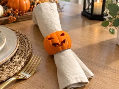 Halloween Pumpkin napkin ring