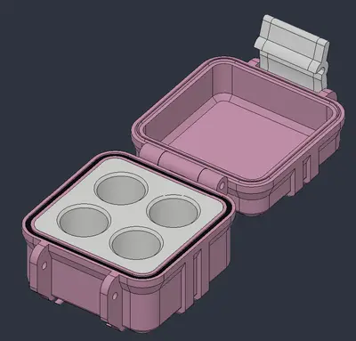 3ml Peptide cases/vial cases/