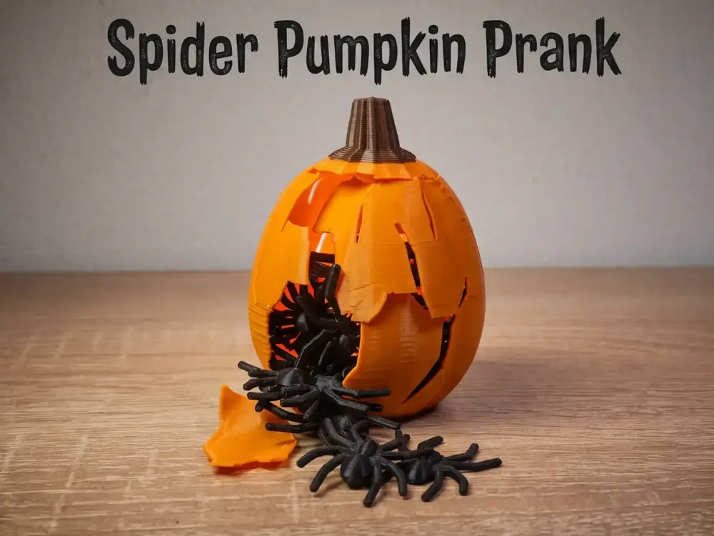 Spider Pumpkin Prank (Halloween Surprise)