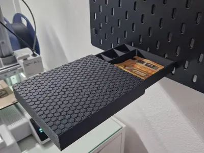secret shelf for IKEA Skadis