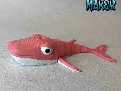 Flexi whale articulated