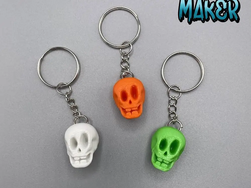 Skull keychain