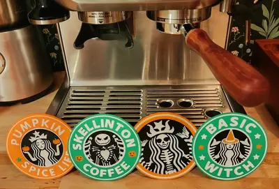 Halloween Coffee Coasters Starbucks
