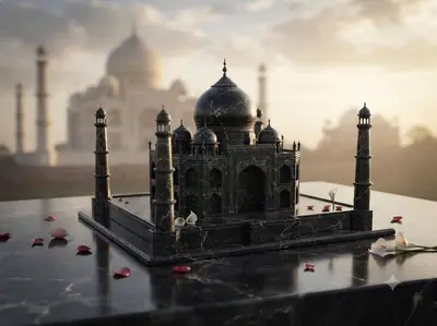 Mini Taj Mahal Decorative Model