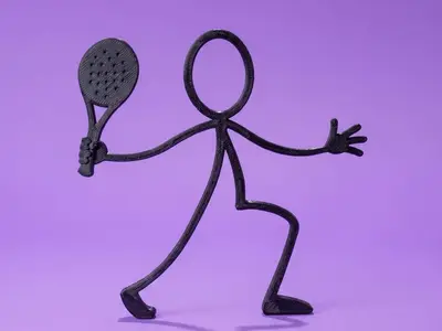 Stickman Padel Player