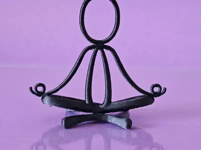 Meditating Yoga Stickman