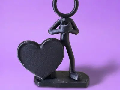 Stickman with Big Heart