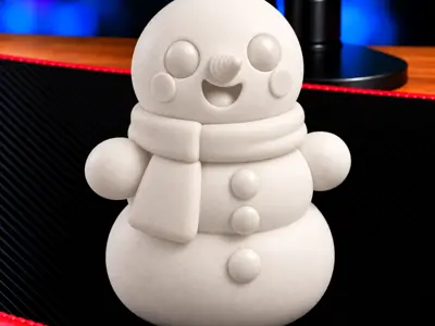 Chibi Snowman Figure
