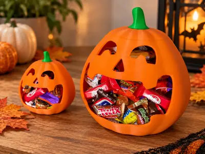 Halloween Pumpkin Candy Bowl