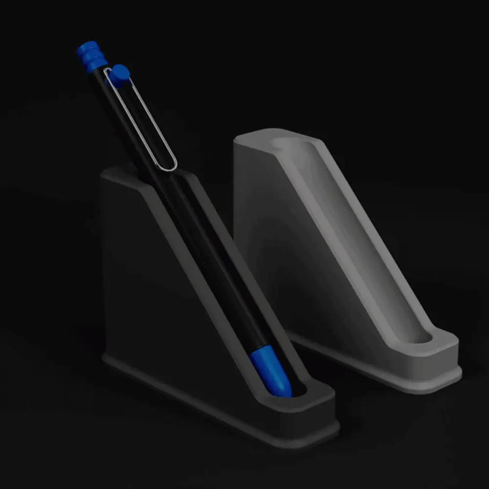 Modern Single Pen Stand | Support-Free Executive Desk Holder