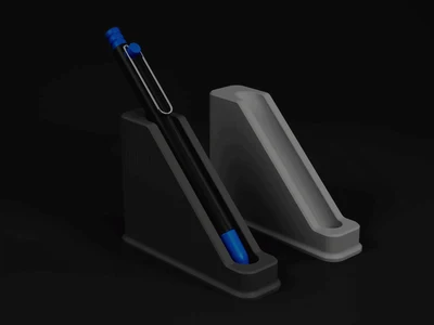 Modern Single Pen Stand | Support-Free Executive Desk Holder