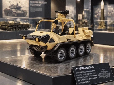 三角洲行动LSV两栖全地形车突击型山猫全地形车（全分件可滑行）