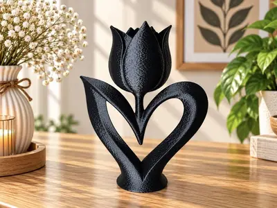 Heart Tulip – Elegant Love Flower Decoration