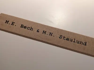 Door sign - name plate