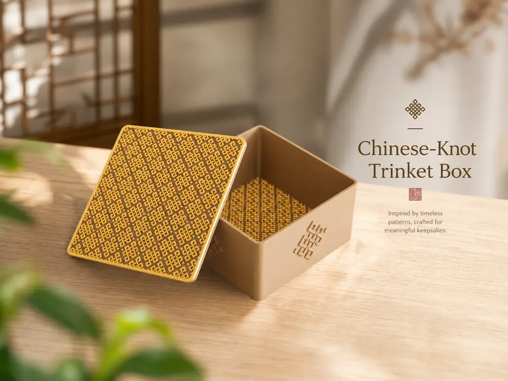Chinese-Knot Trinket Box