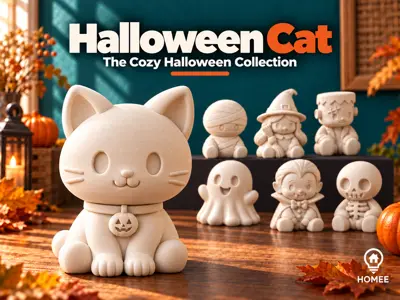 Halloween Cat - The Cozy Halloween Collection