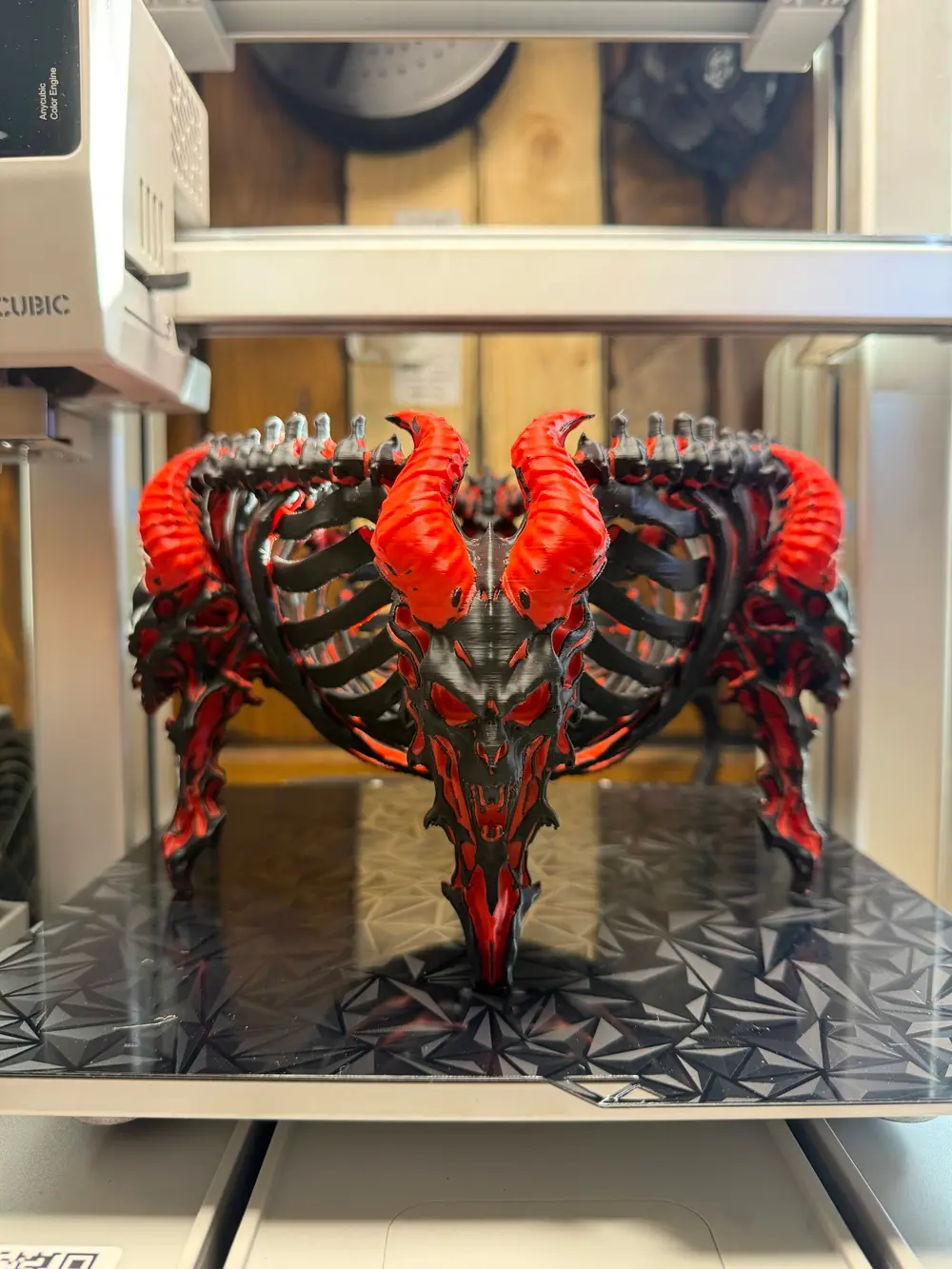 Devil skull bowl, Halloween bowl
