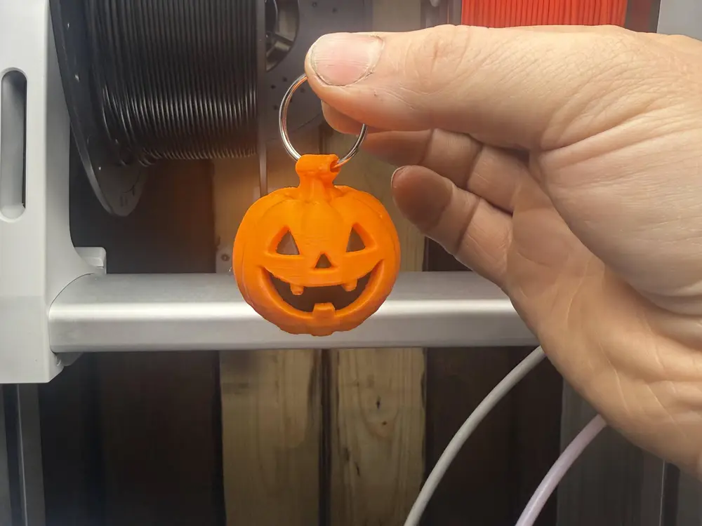 Halloween Pumpkin Keyring