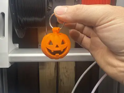 Halloween Pumpkin Keyring