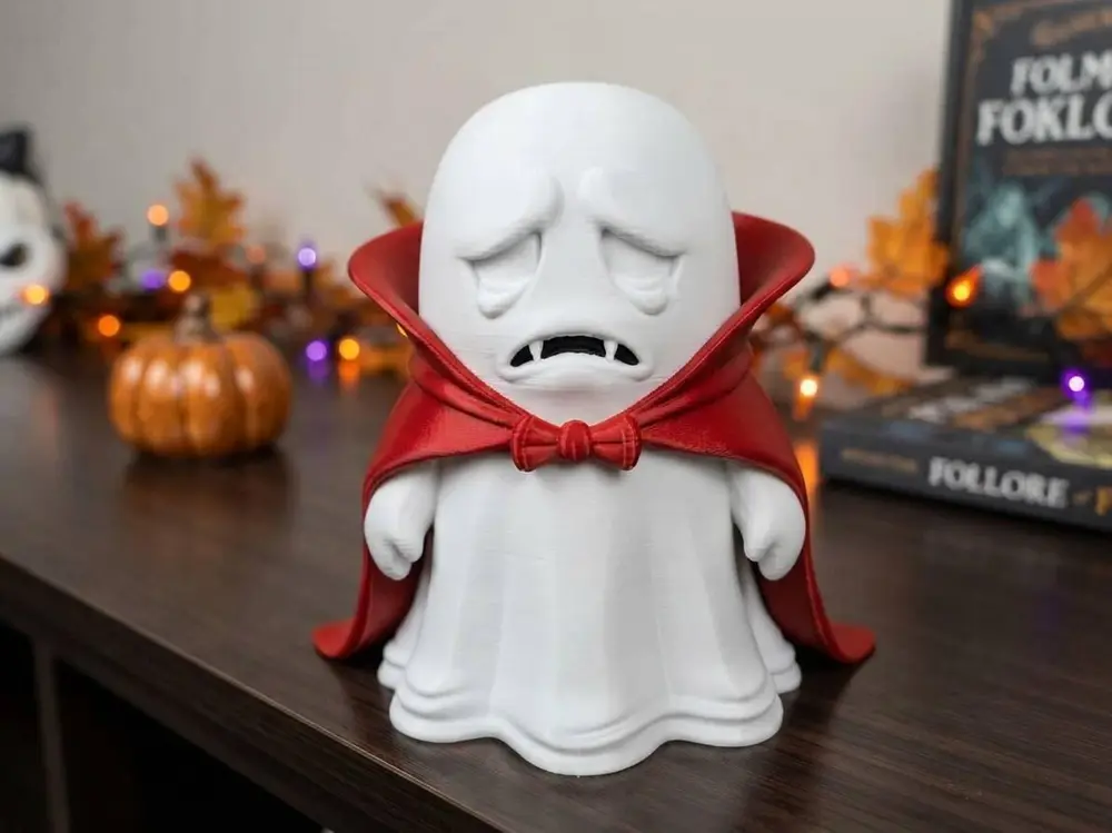 Cute Vampire Ghost Halloween Sad Vampire Boo