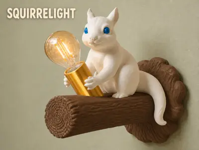 Squirrelight -e14 wall sconce-