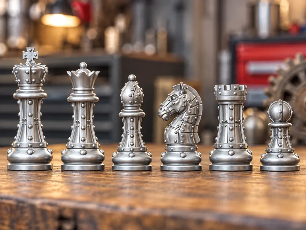Bolted Staunton Chess Set